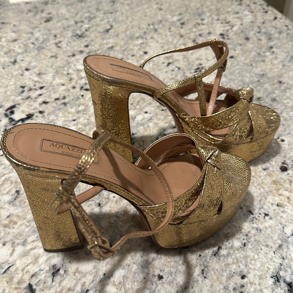 Aquazurra designer platform sandals 🌟 - Picture 5 of 13